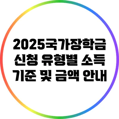 2025국가장학금 신청: 유형별 소득 기준 및 금액 안내