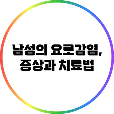 남성의 요로감염, 증상과 치료법