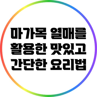 마가목 열매를 활용한 맛있고 간단한 요리법